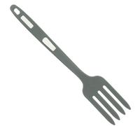 TOYANDONA Forchetta da Cucina in Silicone Grande Grigio-Verde Forchetta per Pasta e Noodles Antiaderente Utensile Pratico per Insalata e Cottura Sicura Quotidiana