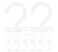 TOYANDONA Ganci per Calzini in Plastica 50 Pezzi per Appendiabiti e Stendi Mutande, Clip per Esposizione al Dettaglio in Negozi e Centri Commerciali, Adatti a Uomo Bianco