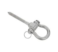 TOYANDONA Gancio in Acciaio Inossidabile per Sospensione Yoga Amaca e Sacco da Boxe, Supporto Robusto e Salvaspazio per Altalena da Veranda, Uso Fitness e Outdoor