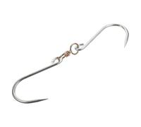 TOYANDONA Gancio per Carne in Resistente Ganci da Cucina per Appendere Insaccati e Carni Gancio Macellaio con Anello Rotante per Organizzazione e Affumicatura