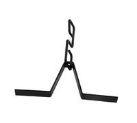 TOYANDONA Gancio per Catena da Pioggia Acciaio grondaia Nero Elegante piovere Gancio per Catene da Pioggia per grondaie Gancio per Catena Antipioggia per l'installazione Ferro da Stiro Black