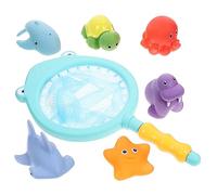 TOYANDONA Giocattoli da Bagno per Animali Cambia Colore e Dacqua Include Rete da Design Animali Divertenti per Giochi Bagnetto e Stimolo Creatività Leggero e Portatile