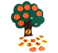 TOYANDONA Giocattolo Educativo di Frutta in Non per Anni Didattico Digitale per Apprendimento Matematica Contare e Riconoscere Sicuro e Riutilizzabile