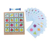 TOYANDONA Giochi Educativi Memoria Legno con Frutta Sviluppo Cognitivo e Coordinazione Mano Occhio Regali per Compleanni e Attività Educative