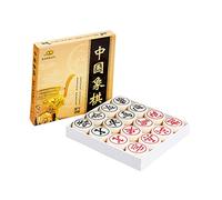 TOYANDONA Gioco Di Viaggio Xiangqi Scacchi Cinesi Xiangqi Scacchiera in Legno Partita a Scacchi Da Viaggio Giocattoli Da Viaggio Imparare Il Gioco Degli Scacchi 3d Classico Bambù Impostare