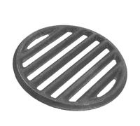 TOYANDONA Griglia Rotonda in Ghisa Nera per Barbecue e Stufa | Ricambio Compatibile, Pulizia Semplice, Brace Stabile e Cottura Uniforme, per Camini, Chimenea e Picnic