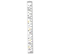 TOYANDONA Growth Chart Ruler Canvas Height Measurement Chart for Kids Decorative Child Height and Creating Memories