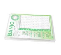 TOYANDONA Guida Completa Per Tecniche Di Dita Del Banjo Tabella Degli Accordi Note Per Principianti e Giocatori Avanzati Per Apprendimento e Pratica