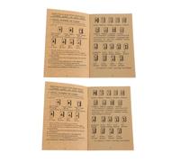 TOYANDONA Guida Mahjong Antico 2 Pezzi Manuale di Istruzioni Completo per Apprendimento Regole e Strategie Gioco di Tessere per Principianti e Appassionati per Incontri Sociali