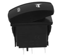 TOYANDONA Interruttore a Bilanciere a LED per Clacson da 24V, Pulsante Clacson Marino, Leva di Reset, Supporto da Cruscotto, Adatto per Barche e Automobili