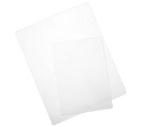 TOYANDONA Jelly Printing Plate e Monoprinting Gel Plate Bianca 7mm, A5 + A4, Riutilizzabile e Facile da Pulire, per Progetti di Educazione e Tecniche Miste