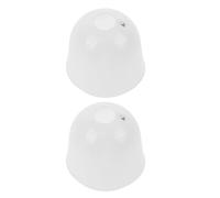 TOYANDONA Kit Calotta Inferiore Bianca per Ventilatore da Soffitto, Baldacchino in Plastica e Silicone, Protezione Antipolvere Decorativa per Uso Domestico, Compatibile Vari Modelli, 1