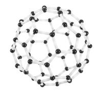 TOYANDONA Kit Molecolare in Plastica Resistente Strumento Didattico Scientifico per Scuola e Realistico per Studio della Struttura Molecolare Carbonio Materiale Sostenibile e Durevole per