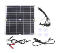 TOYANDONA Kit Pannello Solare Monocristallino 200w 12v Circuito di Ricarica Efficiente, Portatile per Uso Esterno e Interno, Alimentazione Solare Mobile per Telefoni Cellulari e Dispositivi
