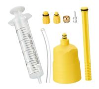 TOYANDONA Kit per Spurgo Freni Disco Idraulici Bici Corsa e Mountain Bike Attrezzi Leggeri Plastica con Siringa per Olio Minerale Accessori Manutenzione Frenante Compatibile