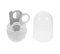 TOYANDONA Kit per Unghie Neonata con Forbicine in Acciaio Inossidabile e Limette, Custodia Facile da Riporre, Strumenti la Cura delle Unghie del Ragazzo Ragazza a Casa