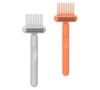 TOYANDONA Kit Pulitore per Pettini e Spazzole Chioma 2 Pezzi, Strumento Compatto per Rimozione Peli, Pulizia Profonda Spazzola a Cuscino, Accessorio Portatile per Cura Chioma Quotidiana