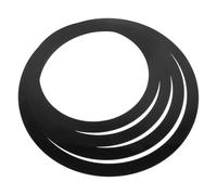 TOYANDONA Kit Sordine Batteria 4 Pezzi Cerchio Di Sordina Per Batteria Anelli Di Mute Per Esercizi a Casa Compatibile Rullante 10/12/14/16 Pollici Flessibile Resistente Uso Domestico