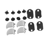 TOYANDONA Kit Tiranti per Batteria 4 Pezzi in Metallo Resistente Connettore per Rullante e Grancassa, Accessorio per Batteria Compatibile Vari Tamburi, Supporto Stabile e Colore Casuale