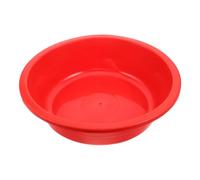 TOYANDONA Lavabo in plastica: Lavabo tradizionale per il lavaggio dei | Lavatoio da 15x4,3 pollici per le esigenze di pulizia, vasca rotonda per pediluvio per lavare viso e bucato