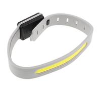 TOYANDONA LED Armband per Running Notturno Bracciale Riflettente Ricaricabile USB con Rosso e Alta visibilità per Corsa Camminata e Silicone Antisudore e Confortevole