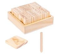 TOYANDONA, lettere dell'alfabeto tracing Boards, lettere dell'alfabeto ABC 123, in legno, per bambini