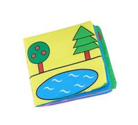 TOYANDONA Libri Di Stoffa Per Libri Educativi Morbidi Per Apprendimento Sensoriale e Linguistico Giochi e Attività Interattive Per Le Competenze Dei Perfetti Per Momenti Di Lettura e
