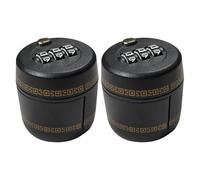 TOYANDONA Lucchetto a Combinazione per Vino 2 Pezzi Tappo Sigillante Codice Password Blocco Ermetico per Bottiglie di Whisky e Liquori Protezione e Viaggi Compatibile Bottiglie Vino e