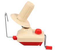 TOYANDONA Macchina Manuale per Avvolgimento di Filato per Uncinetto e Maglieria, Avvolgitore Compatto Rosso in Metallo e ABS per Appassionati di Lavori a Maglia