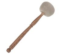TOYANDONA Mallet Legno Per Ciotola Sonora Tibetana Bastoncino Artigianale Lana Accessorio Per Meditazione e Relax Media