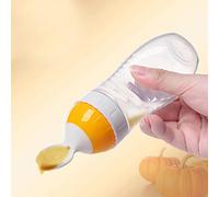 Toyandona - Mangiatoia in silicone, per cereali di riso, cucchiaio, erogatore di cibo, cucchiaio in silicone per alimenti per bambini