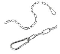 TOYANDONA Maniglia per Fitness con Catena di Estensione Resistente Accessorio per Trazioni e Sollevamento per Allenamenti di Bicipiti e Tricipiti in Palestra e Casa