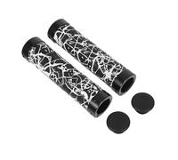 TOYANDONA Manopole per Manubrio Bici da 5,20" Antiscivolo in Materiale Lavabile, Set per Mountain Bike e Scooter, Impugnature Morbide Assorbi Sudore per Ciclismo Urbano e off-Road