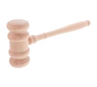 TOYANDONA Martelletto da Giudice in Legno Beige Design Preciso e Resistente per Uso Prolungato per Processi Civili e Amministrativi