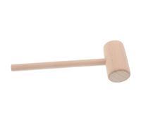 TOYANDONA Martello Faggio per Falegnameria e Lavori Pelle Martello da Intaglio con Impugnatura Liscia e Testa Strumento Multifunzionale per Progetti Diy e