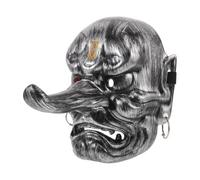 TOYANDONA Maschera Tengu Giapponese Tradizionale da Samurai Maschera Completa da Demone per Uomo Leggera e Spaventosa per Halloween e Carnevale