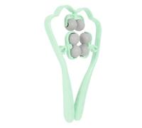 TOYANDONA Massaggiatore per Collo e Spalle Rullo Manuale a 6 Sfere, Portatile e Flessibile, per Rilassamento Cervicale e Allevio Tensioni Muscolari Domestico
