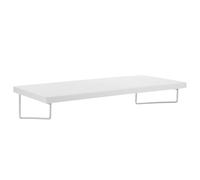 TOYANDONA Mensola da Parete Bianca in Plastica Resistente senza Foratura, Organizer Versatile per Attrezzi e Materiali da Giardino o Laboratorio Creativo, Capacità di Carico Pesante