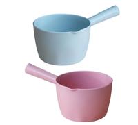 TOYANDONA Mestoli D’acqua a Manico in Plastica 2 Pezzi, Paletta Multifunzionale per Uso Domestico e Cucina, Utensili per Lavare Frutta e Annaffiare Piante, Adatti per Casa, Ristorante