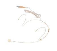 TOYANDONA Microfono a Fascia Flessibile per Insegnamento e Arti Performative Colore Beige Condensatore Direzionale, Leggero e Facile da Trasportare Connettore Xlr a 3 Pin