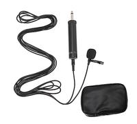 TOYANDONA Microfono Clip Da Bavero Connettore Per Strumenti Telefoni o Tablet Custodia in Miniatura Discreta Adatto Per Video Performance Band Discorsi Dal e Altre
