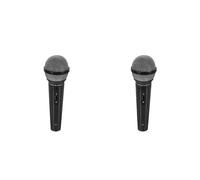 TOYANDONA Microfono Finto per Bambini - 2 Microfoni in Plastica da 6,4" per Interviste Ai Giornalisti, Spettacoli di Karaoke, Bomboniere per Feste di Halloween E Natale