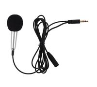 TOYANDONA Microfono Mini Portatile Cavo per Registrare Musica Microfono Condensatore per Telefono e Computer Adatto per Cantare e Performance Live