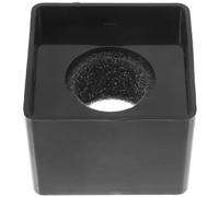 TOYANDONA Microfono Per Interviste Con Bandiera Logo Della Stazione Cubo Nero Stabile E Alla Moda Per Le Occasioni Speciali