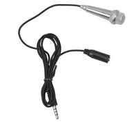 TOYANDONA Microfono Piccolo in Lega Di Alluminio e Magnesio Microfono Portatile Per Telefono Senza Alimentazione Esterna Per Registrazione Video e Canto Ktv