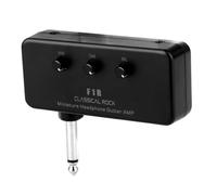 TOYANDONA Mini Amplificatore Portatile per Chitarra e Basso in Abs Leggero e Alluminio, Compatto e Tascabile, per Appassionati di Suoni in Viaggio