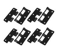 TOYANDONA Mini Cerniere per Modellismo in Ferro Nero 4 Pezzi per Flight Cases Efficienza Migliorata e Stabilità Strutturale per Box e Road Cases