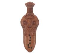 TOYANDONA Mini ciondolo a forma di spada in legno, intagliato a mano per la | Mini ciondolo a forma di spada per bracciale, collana, ciondolo tradizionale in legno fatto a mano con foro preforato per