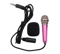 TOYANDONA Mini Microfono Portatile Barra Audio Del Computer Cuffia Con Microfono Mini Microfono Universale Microfono Leggero Microfono Del Portatile Altoparlante Senza Fili Rosa