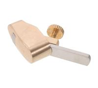 TOYANDONA Mini Pialla Mano per Violino in Metallo Oro, Design Compatto e Facile da Usare per Riparazione e Rifinitura Tastiere di Legno